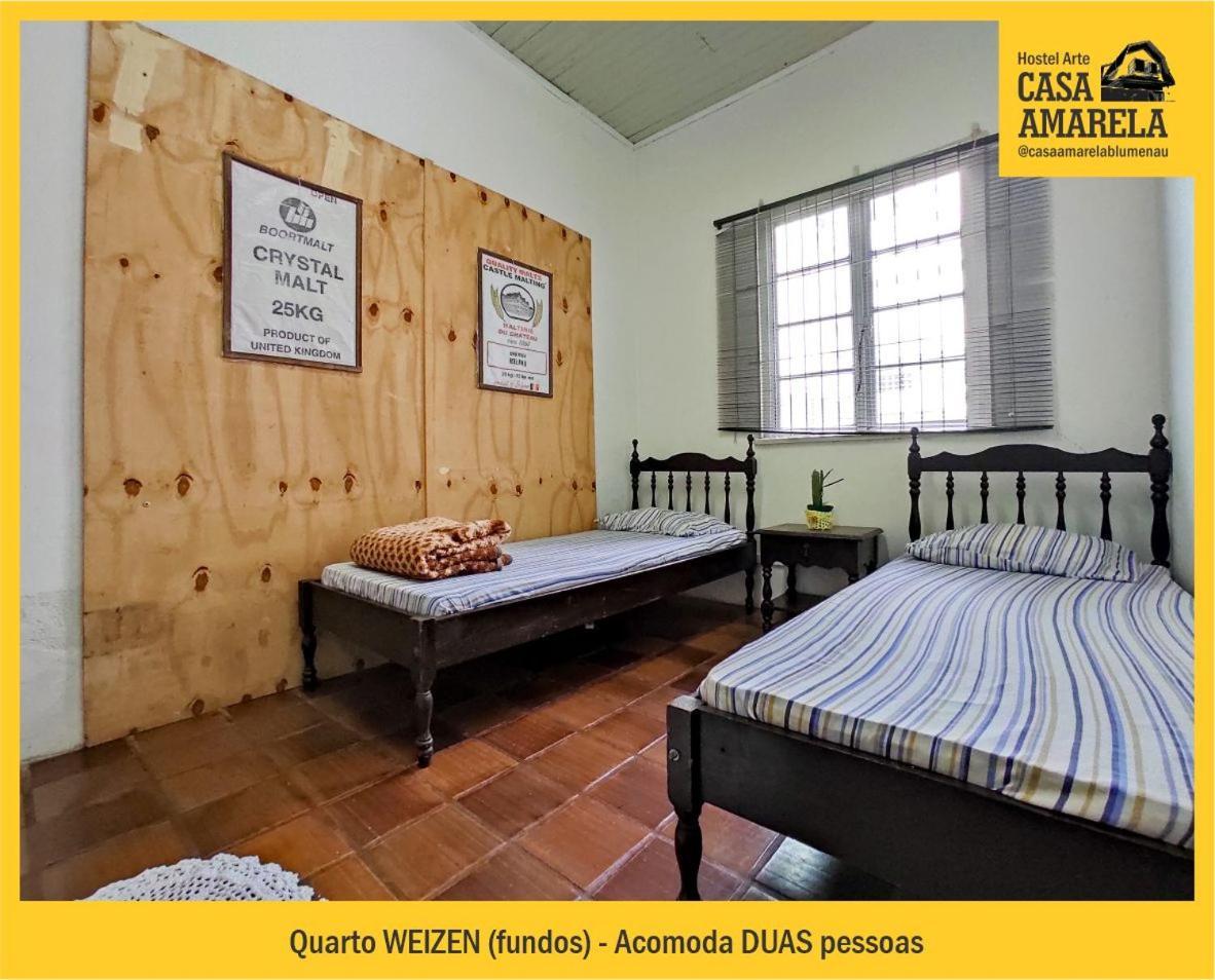 Casa Amarela Blumenau Hospedagem Alternativa Pansiyon Dış mekan fotoğraf