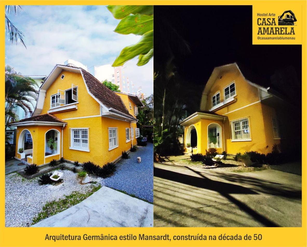 Casa Amarela Blumenau Hospedagem Alternativa Pansiyon Dış mekan fotoğraf